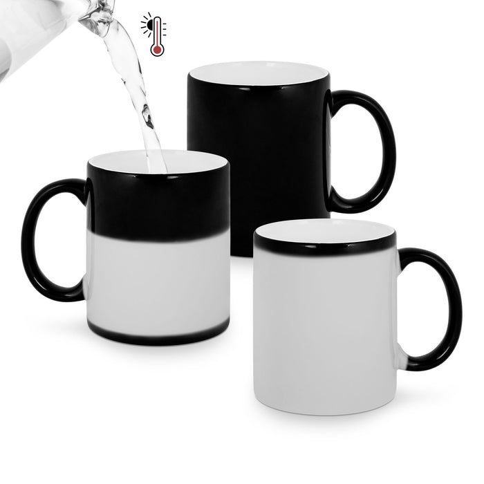 Personalisierte Fototasse mit Farbwechsel – Zaubertasse mit eigenem Foto, Namen & Wunschtext Individuelles Geschenk für jeden Anlass - CreativMade 