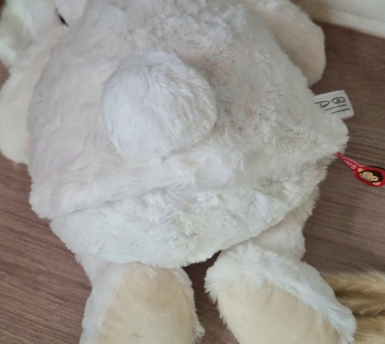 Personalisiertes Kuscheltier Hase Stofftier Junge Geburtsdaten Baby Geschenk Plüschtier - CreativMade 