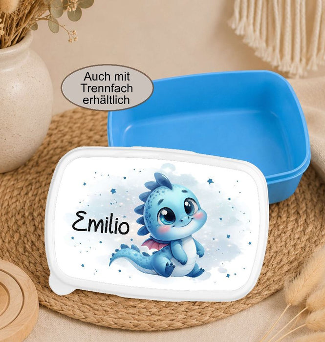 Personalisierte Brotdose mit Namen Kinder | Dinosaurier Jungen | Kindergarten| Schule | CreativMade .
