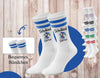 Personalisierte Einschulungssocken Drache mit Name für Jungen | Schulanfang Geschenk | Schulkind Socken - CreativMade