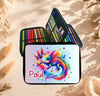 Personalisiertes Federmäppchen mit Name Axolotl Jungen Geschenk Einschulung Federmappe Federpenal | CreativMade .