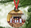 Personalisierter Weihnachtsbaumanhänger mit Namen & Figuren – individueller Christbaumschmuck für Familie, Paare & Freunde. Perfektes Weihnachtsgeschenk. - CreativMade