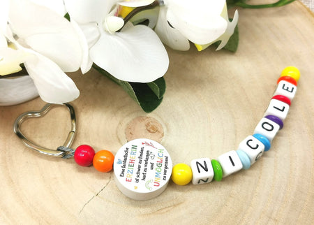 Schlüsselanhänger mit Namen eine fantastische Erzieherin..... - CreativMade 