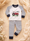 Kinder & Baby Schlafanzug mit Namen Traktor – Personalisierter Pyjama für Jungen | CreativMade .