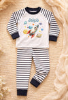 Kinder Schlafanzug mit Namen Rakete – Personalisierter Pyjama für Jungen | CreativMade .