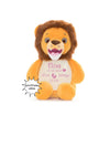 Löwe personalisiert mit Name Kuscheltier Junge Stofftier Geschenk Geburt Baby Plüschtier - CreativMade 