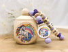 Milchzahndose Einhorn Mädchen personalisierte Zahndose mit Namen - CreativMade