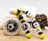 Milchzahndose Fußball Jungen personalisierte Zahndose mit Namen - CreativMade