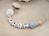 Schnullerkette & Greifling mit Namen | Baby Geschenk - CreativMade