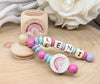 Milchzahndose personalisiert mit Namen Regenbogen Mädchen Zahndose mit Namen | CreativMade .