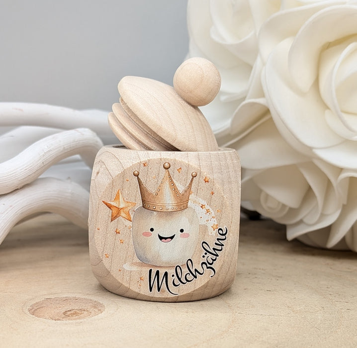 Milchzahndose personalisiert mit Namen Zahn Jungen & Mädchen Zahndose mit Namen - CreativMade