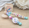 Milchzahndose personalisiert mit Namen Einhorn Mädchen Zahndose mit Namen - CreativMade