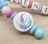 Milchzahndose personalisiert mit Namen Einhorn Mädchen Zahndose mit Namen - CreativMade