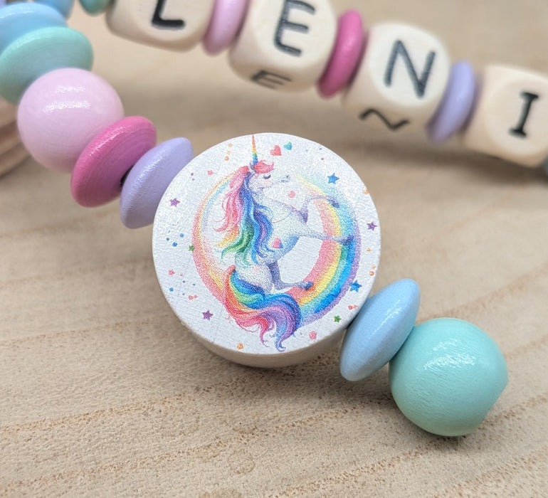 Milchzahndose personalisiert mit Namen Einhorn Mädchen Zahndose mit Namen - CreativMade