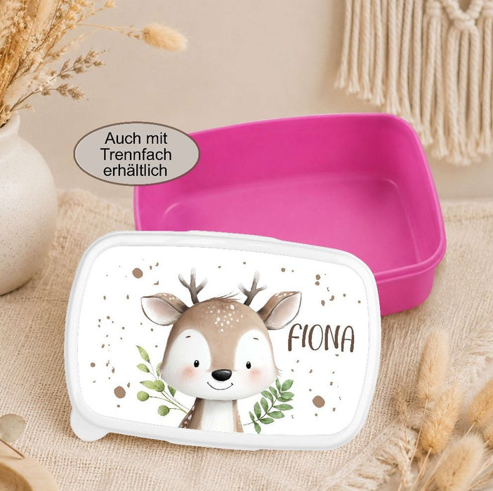 Personalisierte Brotdose mit Namen Kinder | Tiermotive Faultier | Kindergarten| Schule | CreativMade .