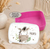 Personalisierte Brotdose mit Namen Kinder | Tiermotive Faultier | Kindergarten| Schule | CreativMade .