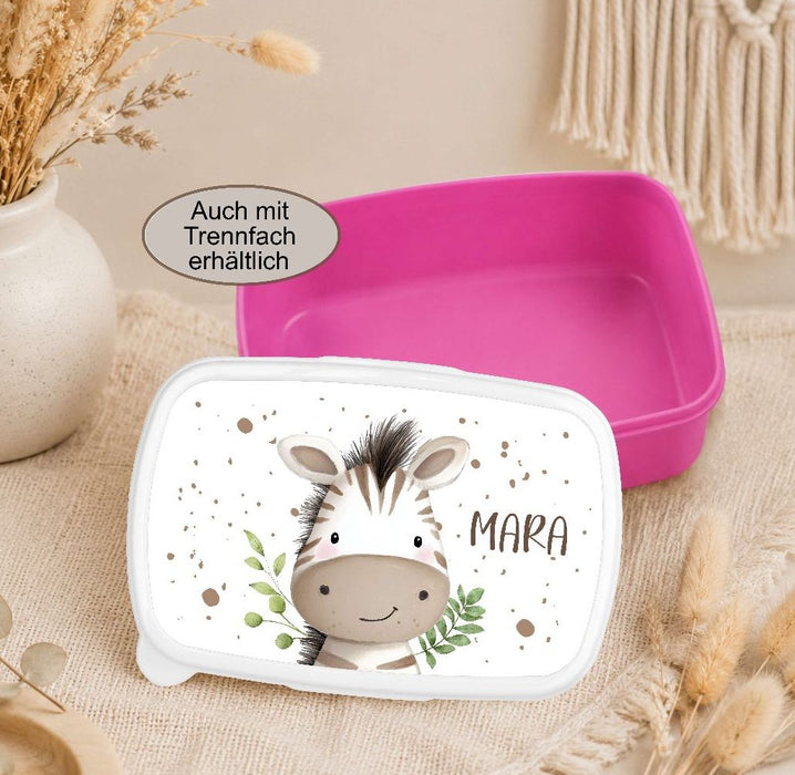 Personalisierte Brotdose mit Namen Kinder | Tiermotive Faultier | Kindergarten| Schule | CreativMade .
