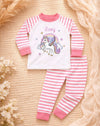 Kinder Schlafanzug mit Namen Einhorn – Personalisierter Pyjama für Babys Mädchen | CreativMade .