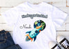 T-Shirt Kindergartenkind Rakete Junge mit Name - CreativMade 