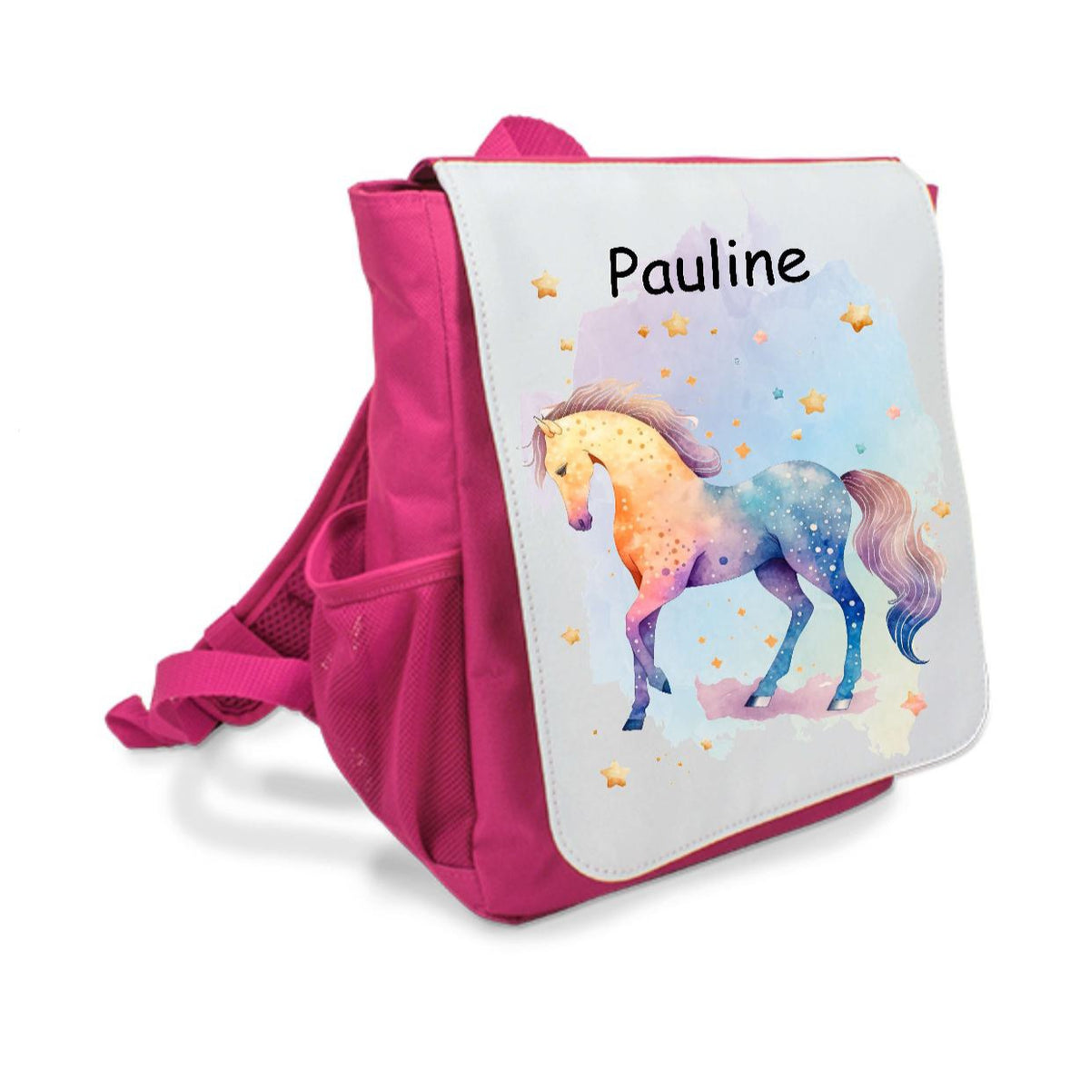 Produktbild von Plüschpferd-Rucksack, Weiche, Breite Schultergurte, Kinder
