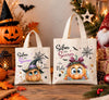 Halloween Beutel personalisiert mit Namen Kürbis Mädchen Süßigkeiten Tasche | CreativMade .