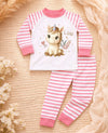Kinder Schlafanzug mit Namen Pferd – Personalisierter Pyjama für Babys Mädchen | CreativMade .