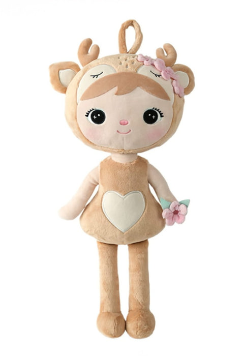 Personalisierbares Kuscheltier Reh Plüschtier – 50 cm Schmusetier mit Namen Geschenk für Babys & Kinder - CreativMade 