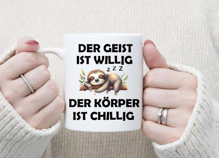 Lustige Tasse mit Spruch – Du bekloppt Ich bekloppt Wir bekloppt personalisierte Kaffeetasse aus Keramik oder Emaille – originelles Geschenk - CreativMade