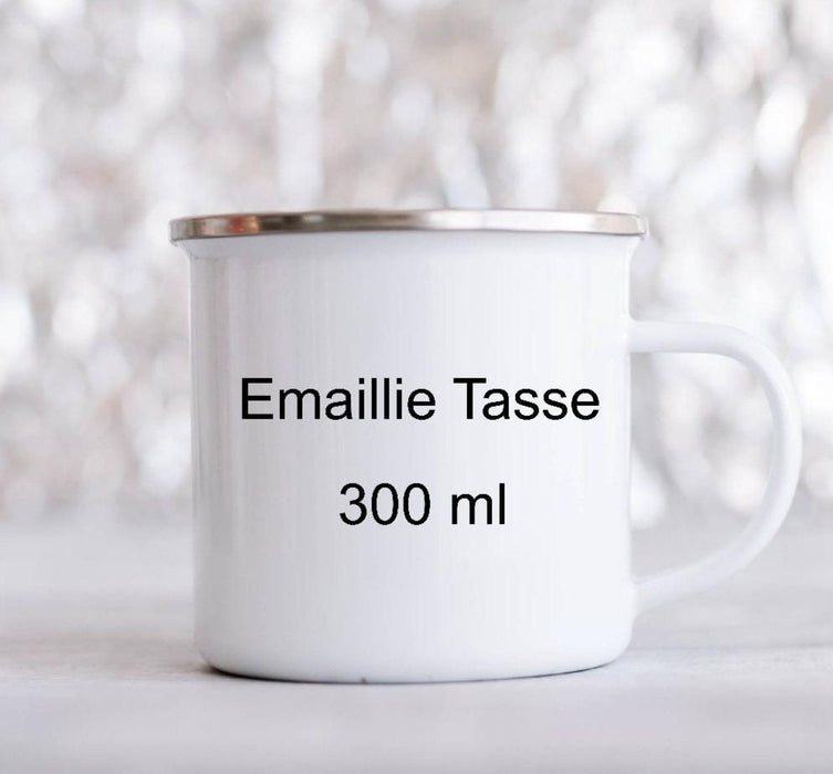 Lustige Tasse mit Spruch – Du bekloppt Ich bekloppt Wir bekloppt personalisierte Kaffeetasse aus Keramik oder Emaille – originelles Geschenk - CreativMade