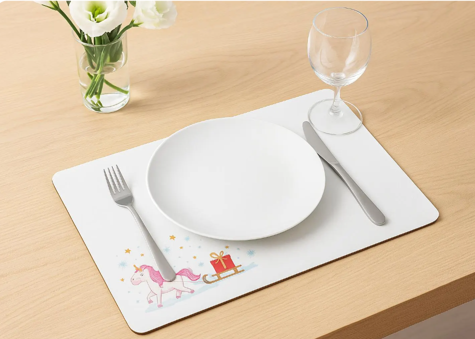 Tischset Kinder Löwe rutschfest personalisiert mit Name Platzdeckchen Platzset abwischbar - CreativMade