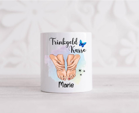 Trinkgeldkasse für Podolgen aus Keramik Trinkgelbox - CreativMade