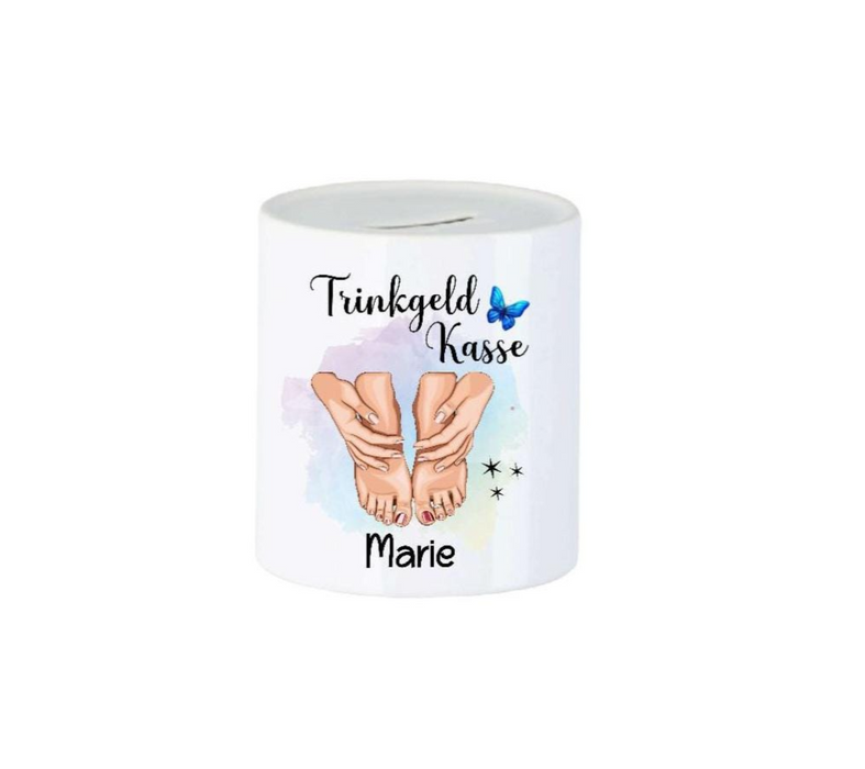 Trinkgeldkasse für Podolgen aus Keramik Trinkgelbox - CreativMade