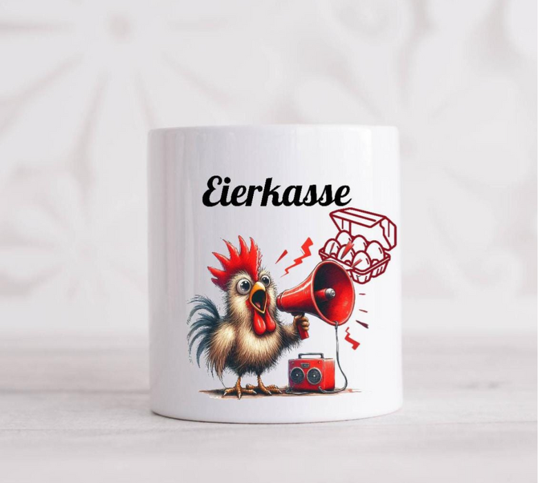 Eierkasse aus Keramik – Kasse für Eierverkauf & Selbstbedienung - CreativMade