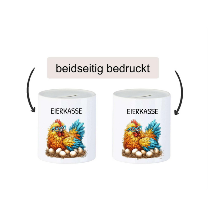 Eierkasse aus Keramik – Kasse für Eierverkauf & Selbstbedienung - CreativMade