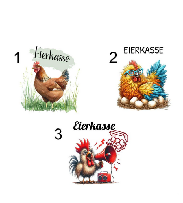 Eierkasse aus Keramik – Kasse für Eierverkauf & Selbstbedienung - CreativMade
