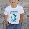Seepferdchen T-Shirt Kinder personalisiert Jungen – Geschenk zum Schwimmabzeichen & Schwimmkurs - CreativMade 