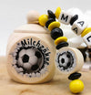 Milchzahndose Fußball Jungen personalisierte Zahndose mit Namen - CreativMade