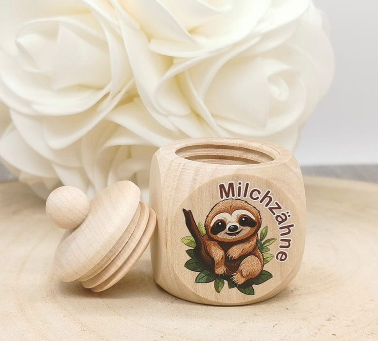 Milchzahndose Hase Jungen personalisierte Zahndose mit Namen - CreativMade