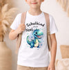 Einschulungsshirt mit Namen personalisiert Drache Jungen T-Shirt Einschulung | CreativMade .