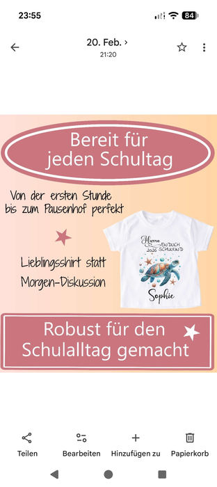 Einschulungsshirt mit Namen personalisiert Schildkröte Jungen T-Shirt Einschulung | CreativMade .