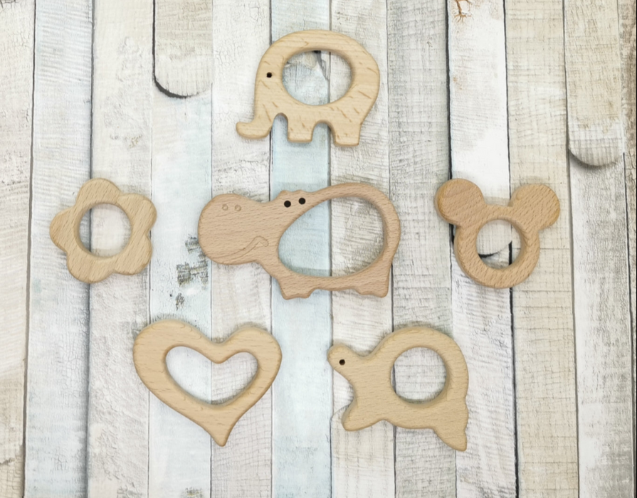 Schnullerkette & Greifling mit Namen | Baby Geschenk - CreativMade