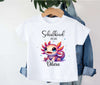 Einschulungsshirt mit Namen Axolotl personalisiert Mädchen T-Shirt Einschulung | CreativMade .