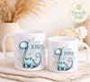 Kindertasse personalisiert mit Namen | Dinosaurier Jungen | Kunststoffbecher für Kindergarten, Kita & Schule | CreativMade .