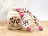 Milchzahndose Giraffe Mädchen personalisierte Zahndose mit Namen | CreativMade .