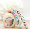 Milchzahndose Schildkröte Mädchen personalisierte Zahndose mit Namen | CreativMade .