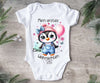 Mein erstes Weihnachten Baby-Body Pinguin Mädchen – personalisiert Weihnachtsoutfit aus Baumwolle (0–18 Monate) Strampler - CreativMade 