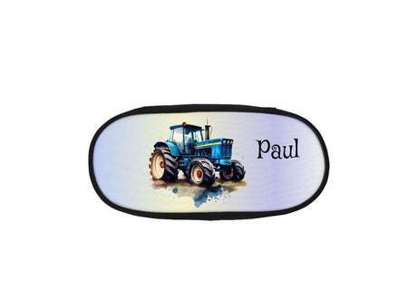 Federmäppchen Kinder mit Namen Traktor – personalisiertes Stifteetui/Stiftebox Schule Geschenk Einschulung - CreativMade