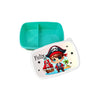 Brotdose Pirat Kinder personalisiert mit Name Junge Lunchbox Einschulung Vesperbox Trennfach Kindergarten - CreativMade 