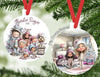 Personalisierter Christbaumschmuck mit Namen – Geschenk für Familie & Freunde Ornament Weihnachten - CreativMade