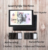 Kinder Geldbeutel personalisiert Katze – Geldbörse mit Namen Klettverschluss  Porte­mon­naie - CreativMade 